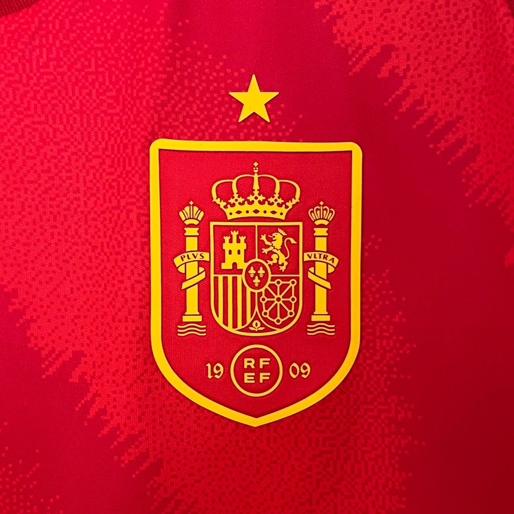 Spain Rodri 16 Home Soccer Jersey Euro 2024