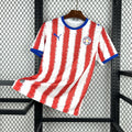 Paraguay Home Soccer Jersey World Cup 2026 - White Red