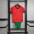 Portugal Kids Home Soccer Jersey UEFA Euro 2024