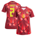 Germany Sarai Linder 2 Women's Away Soccer Jersey Euro 2025