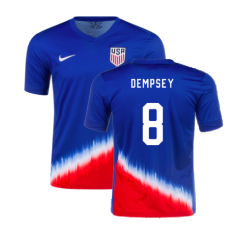 USA Clint Dempsey 8 Away Soccer Jersey 2024/25