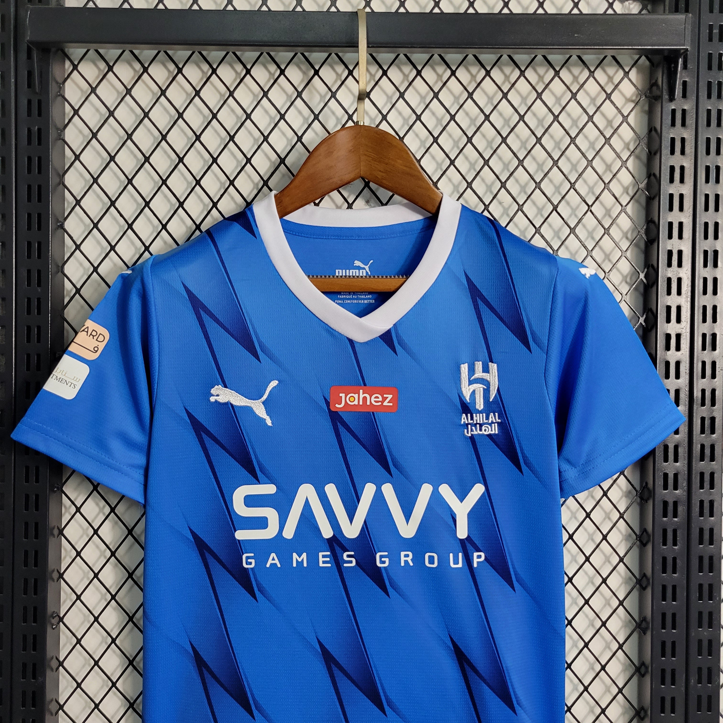 Al-Hilal Saudi Neymar Jr 10 Kids Home Soccer Jersey 2023/24