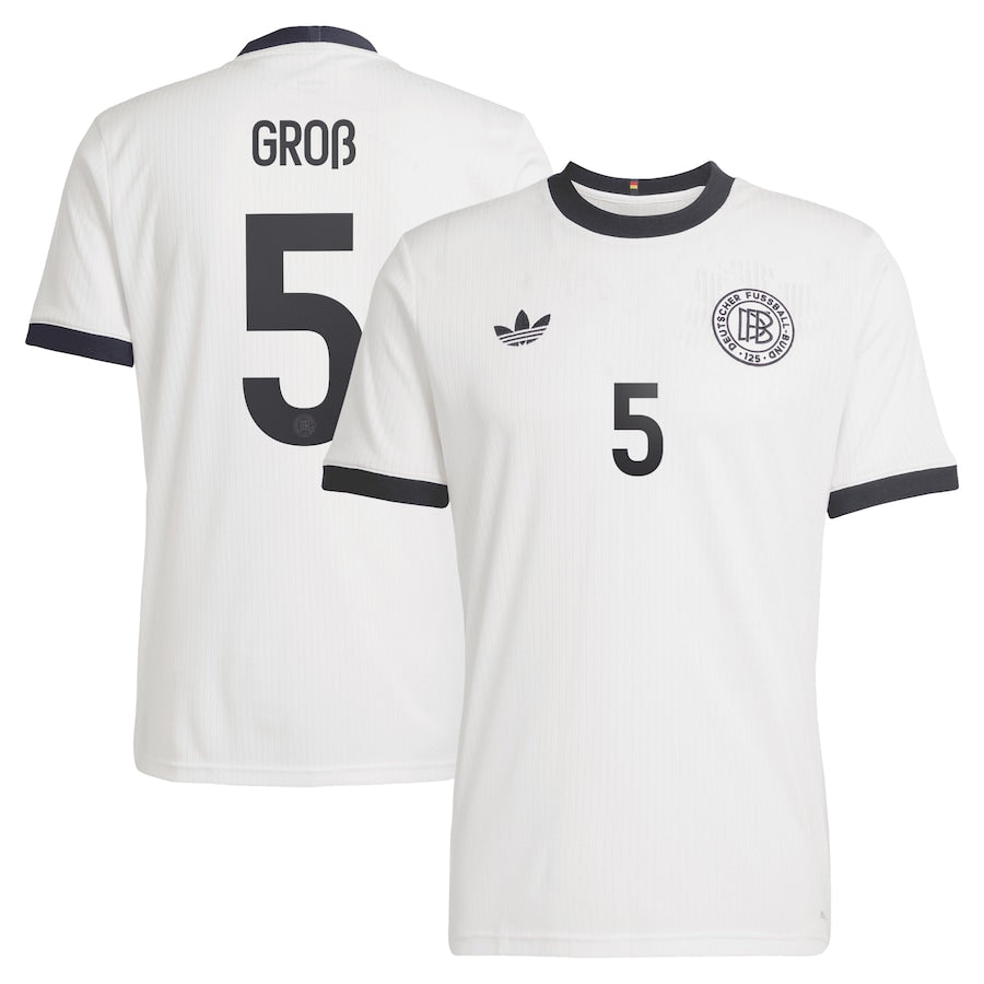 Germany 125 Anniversary Pascal Groß 5 Home Soccer Jersey 2024-2025