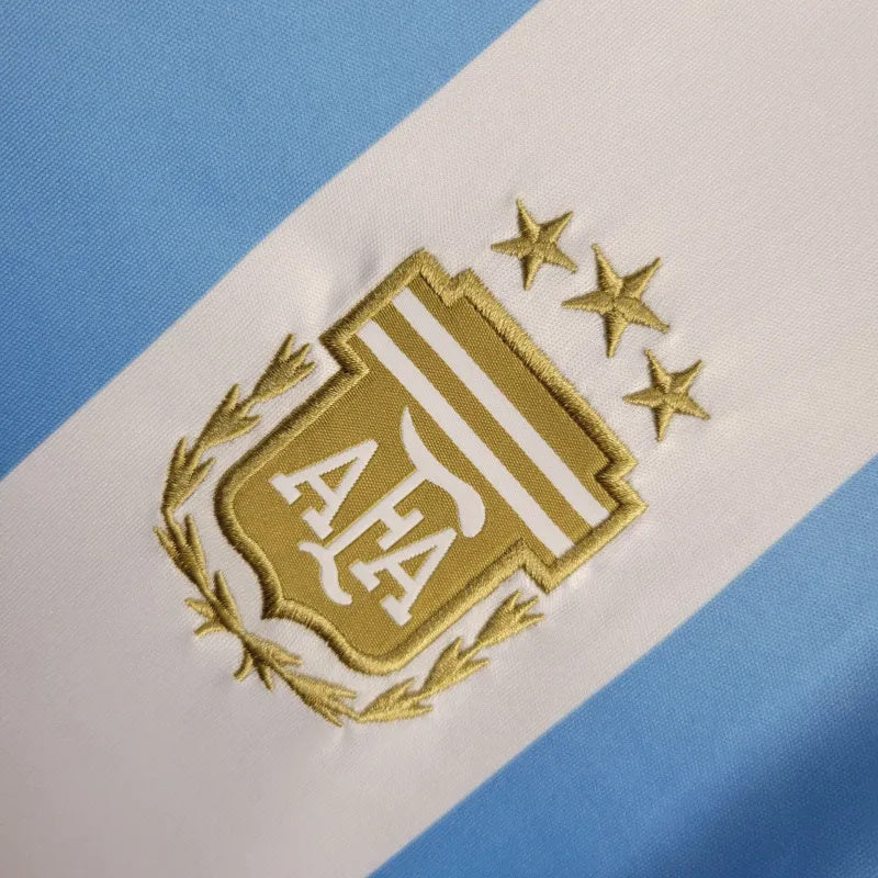 Women's Argentina Lautaro Martínez 22 Home Soccer Jersey 2024/25
