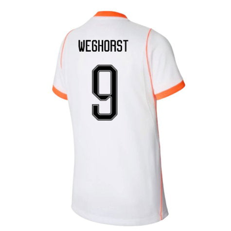 Netherlands Wout Weghorst 9 Away Soccer Jersey World Cup 2026