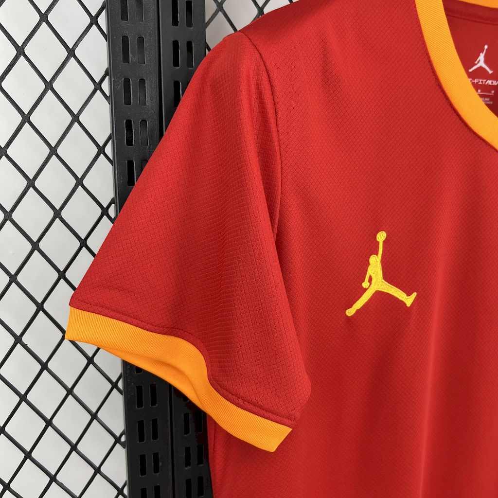 Brazil X AJ Special Edition Soccer Jersey 2025-2026 - Red