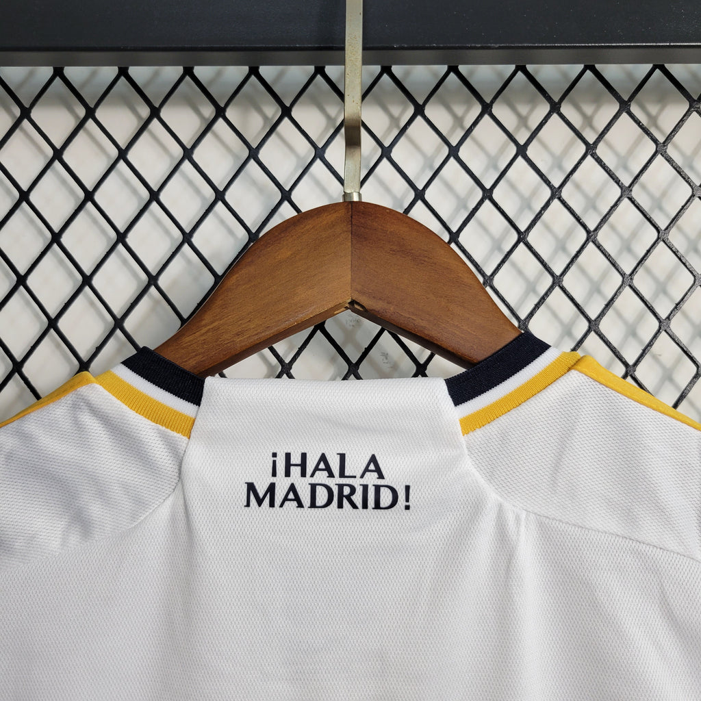 Real Madrid Vini JR 7 Kids Home Soccer Jersey 2023/24