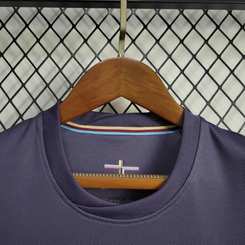 England Kids Away Soccer Jersey UEFA Euro 2024