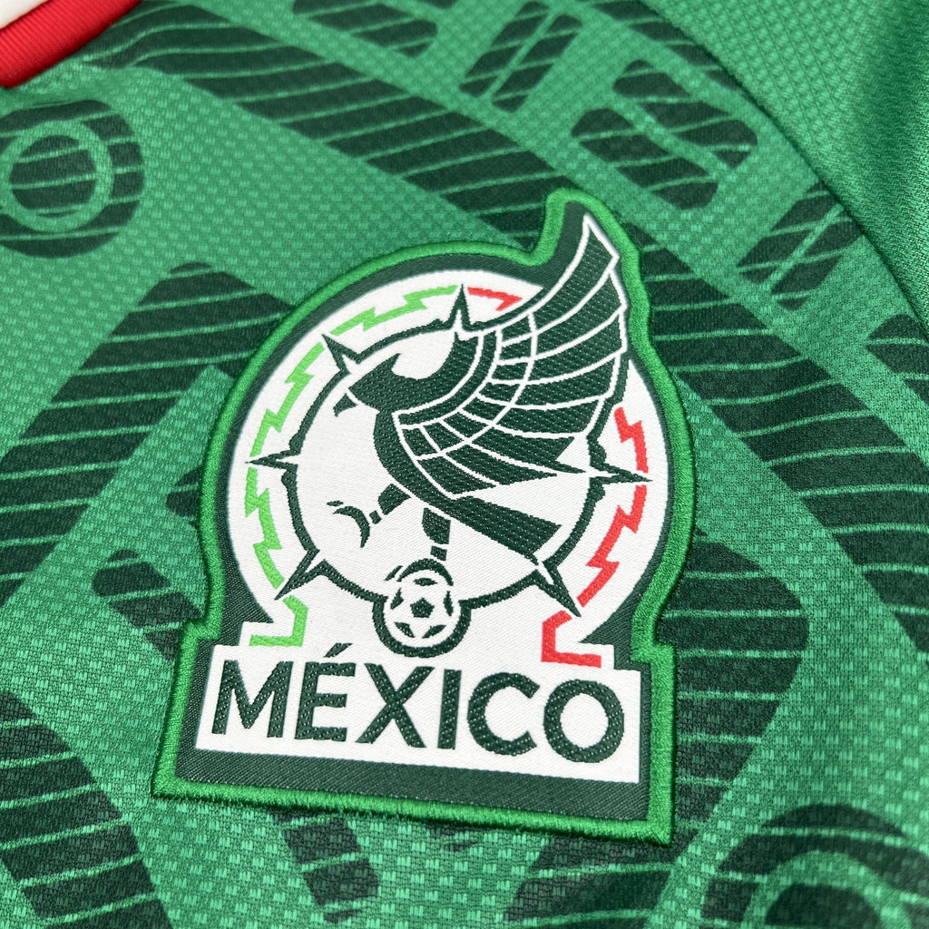 Mexico Long Sleeve Home Soccer Jersey World Cup 2026
