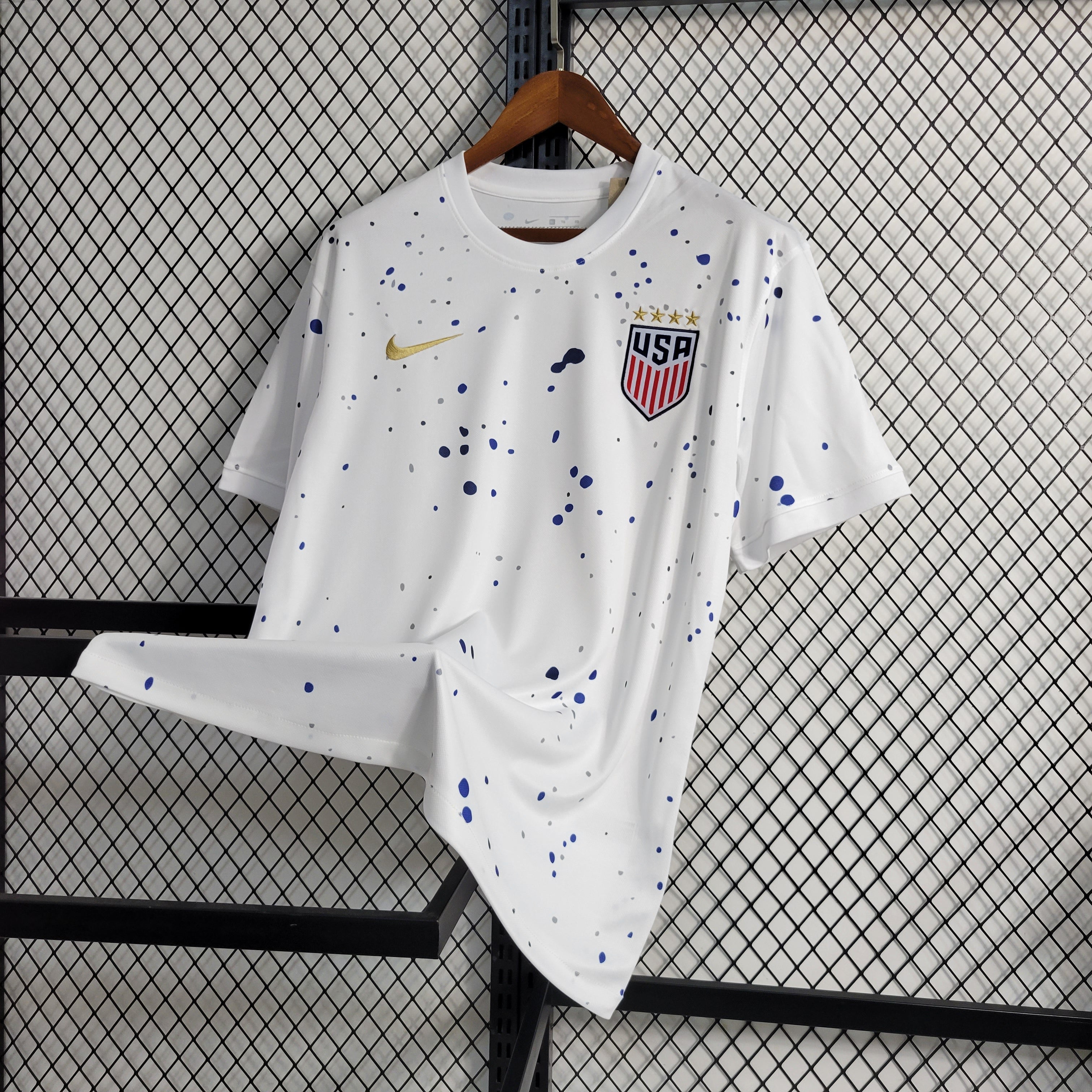 USA Women's Savannah DeMelo 9 Home Soccer Jersey World Cup 2023