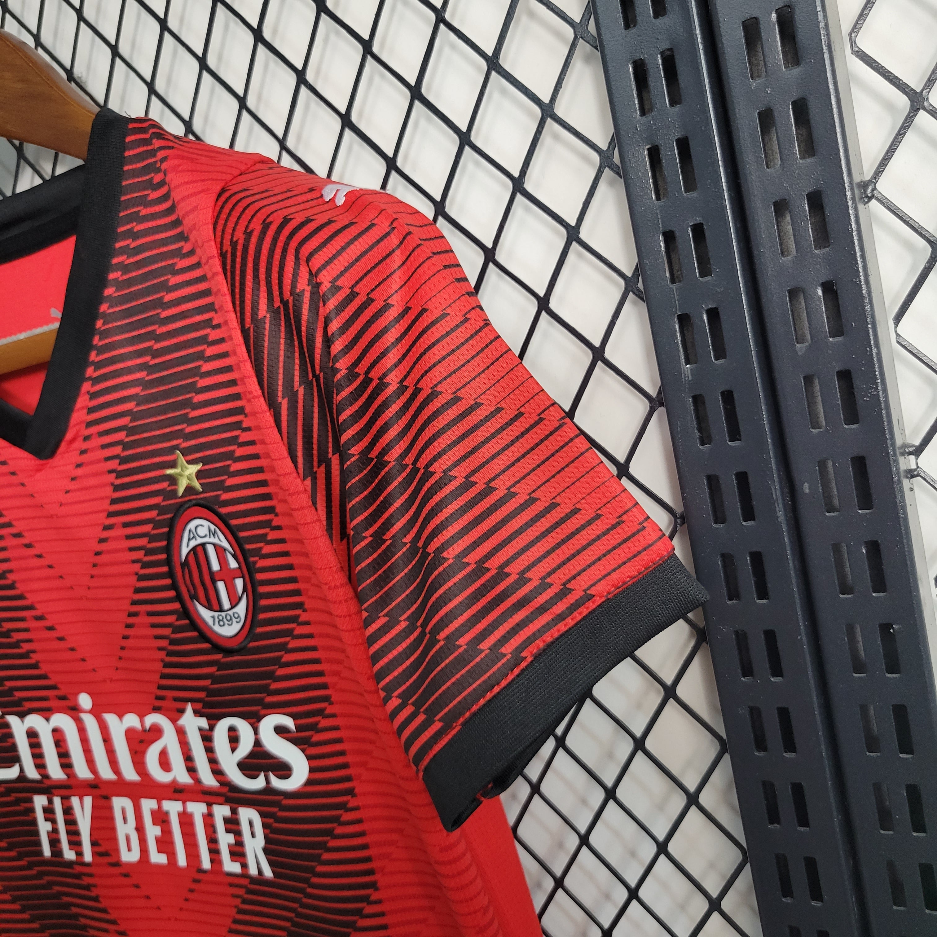 AC Milan Christian Pulisic 11 Kids Home Soccer Jersey 2023/24