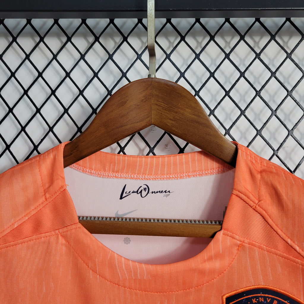 Netherlands Home Soccer Jersey World Cup 2023 - Women's