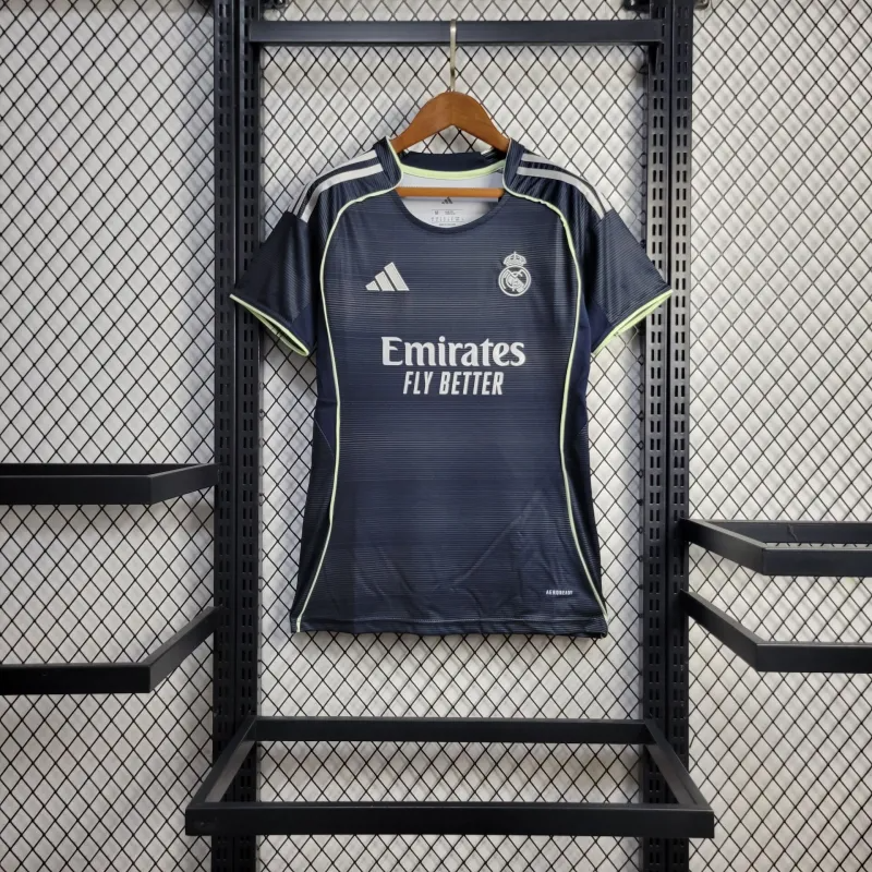 Real Madrid Vini Jr. 7 Women's Away Soccer Jersey 2025-2026