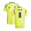 Sweden Henrik Larsson 11 Home Soccer Jersey 2024/25