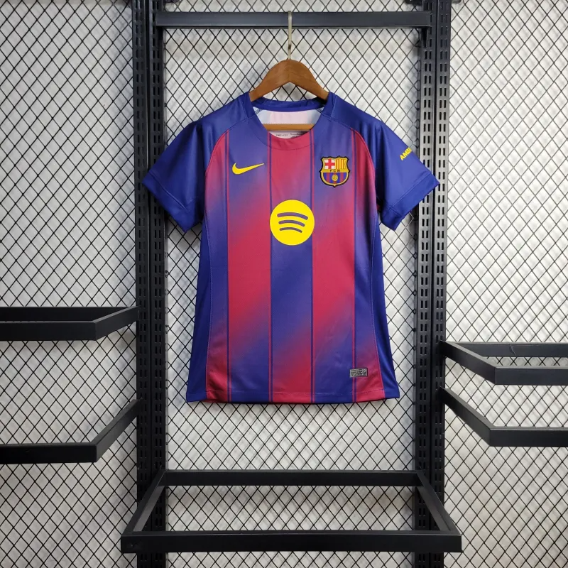 FC Barcelona Robert Lewandowski 9 Women's Home Soccer Jersey 2025-2026