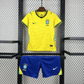 Brazil Kids Home Soccer Jersey World Cup 2026