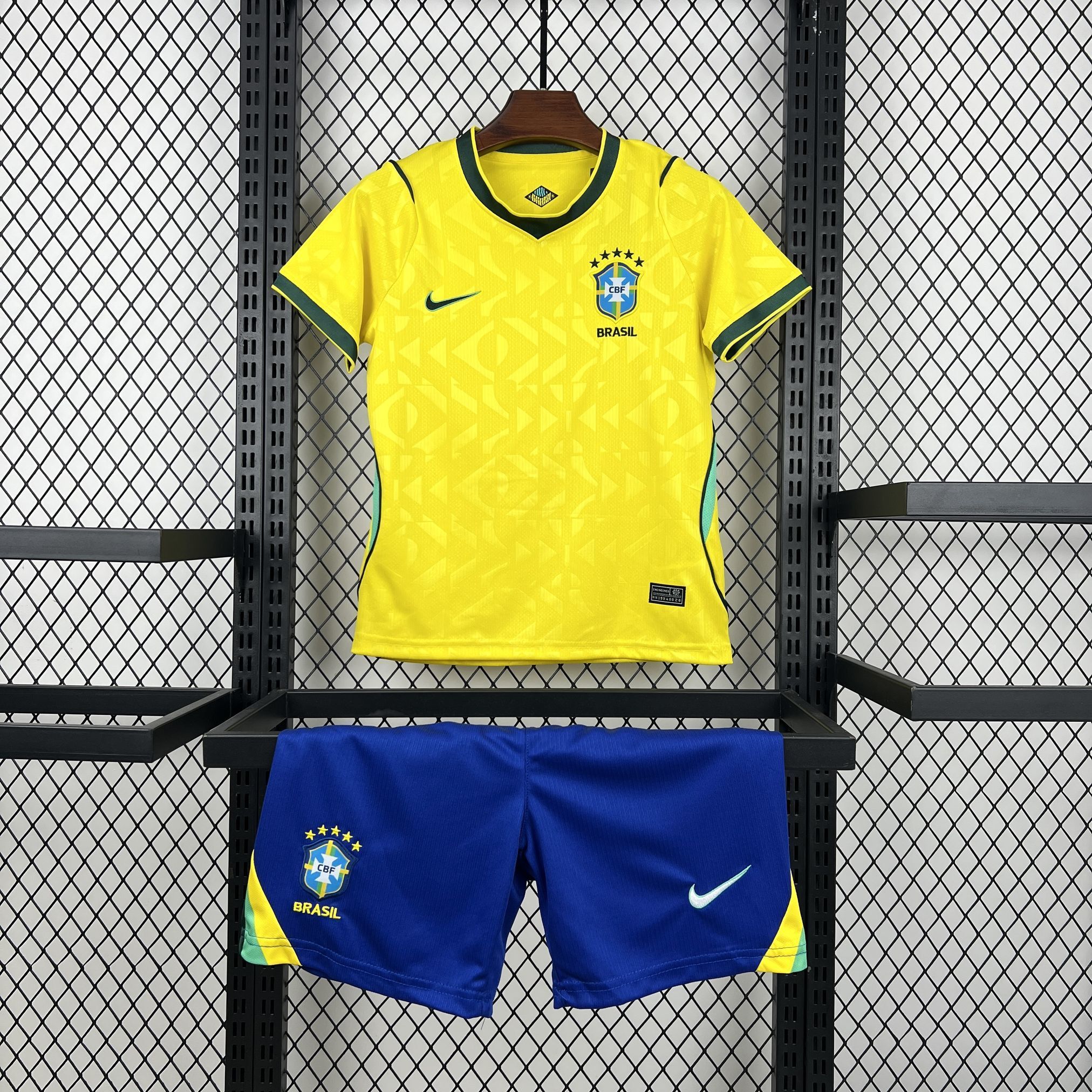 Brazil Kids Home Soccer Jersey World Cup 2026