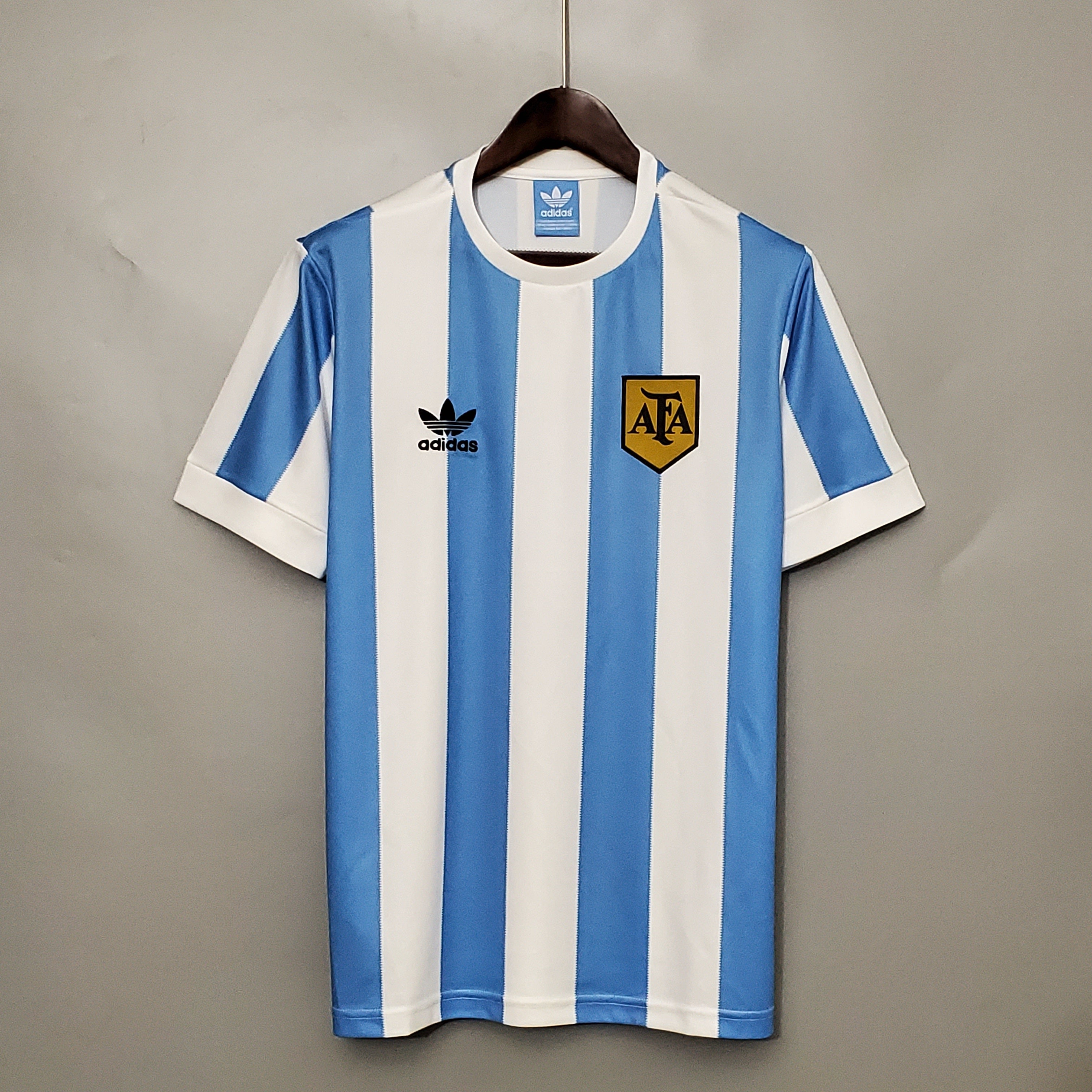 Argentina Home Retro Soccer Jersey World Cup 1978