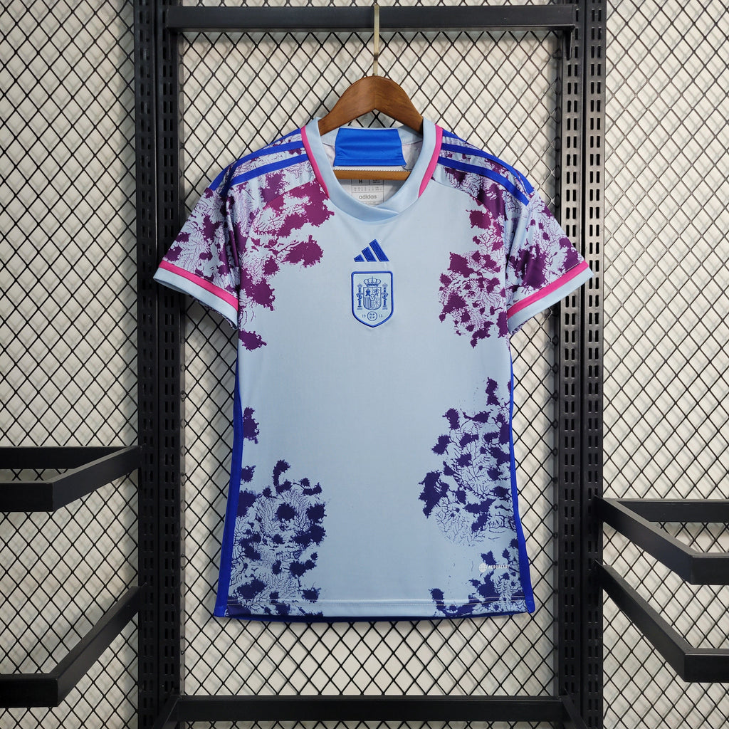 Spain Women's Away Soccer Jersey Women's-World Cup 2023