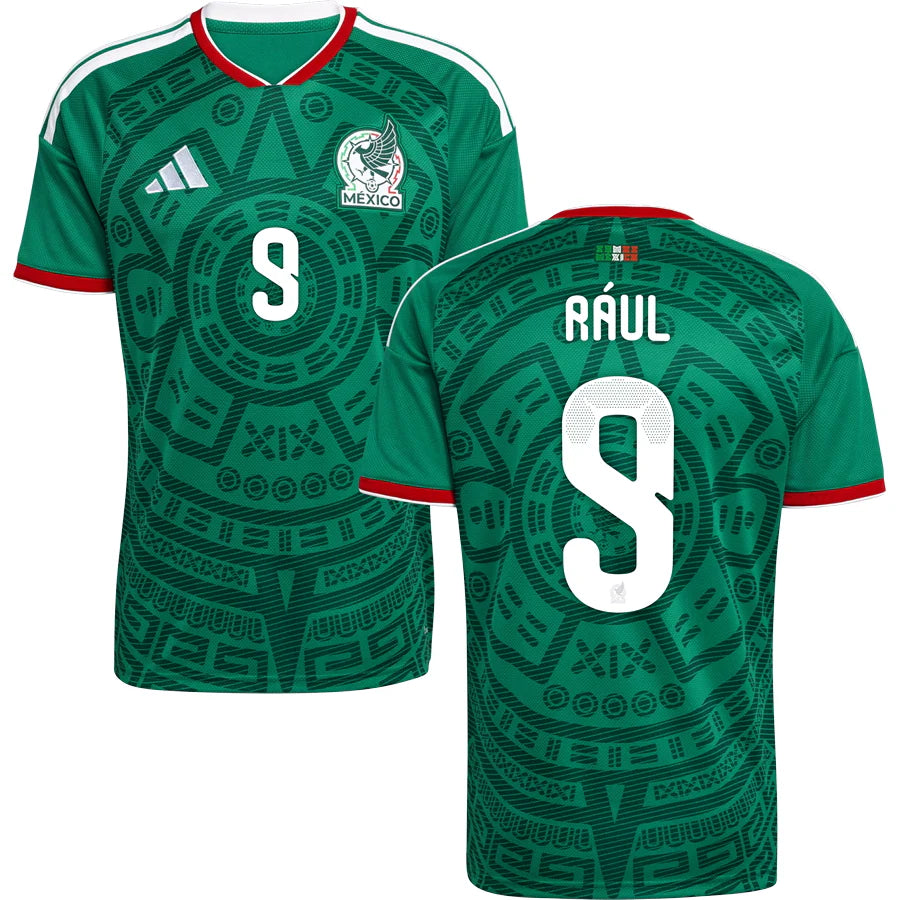 Mexico Raul Jimenez 9 Home Soccer Jersey World Cup 2026