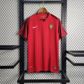 Portugal Retro Home Soccer Jersey UEFA Euro 2016