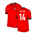 Portugal William Carvalho 14 Home Soccer Jersey Euro 2024