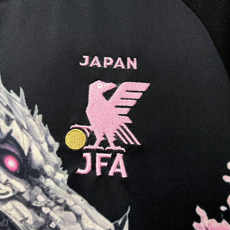 Japan Sakura Dragon Limited Edition Soccer Jersey 2023/24 - Black