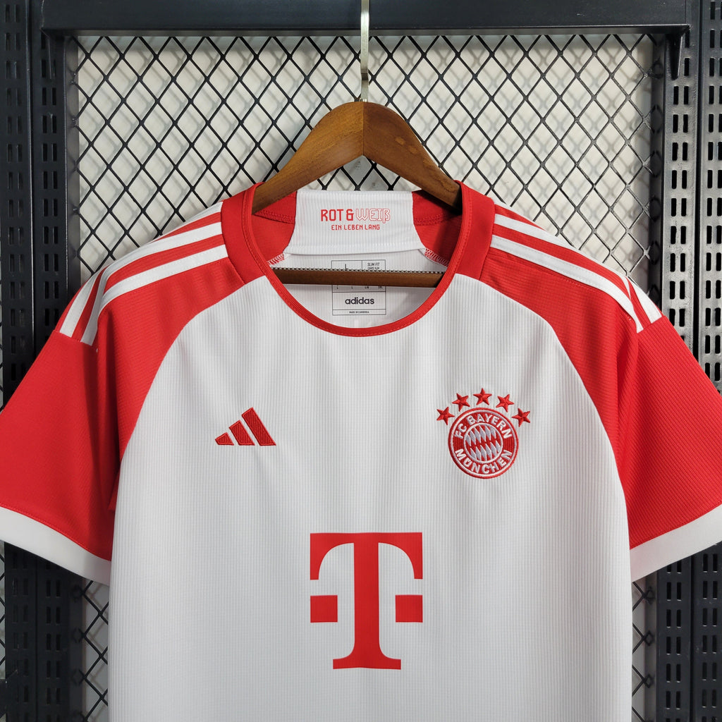 Bayern Munich Jamal Musiala 42 Home Soccer Jersey 2023/24