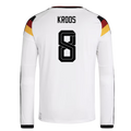 Germany Toni Kroos 8 Long Sleeve Home Soccer Jersey World Cup 2026