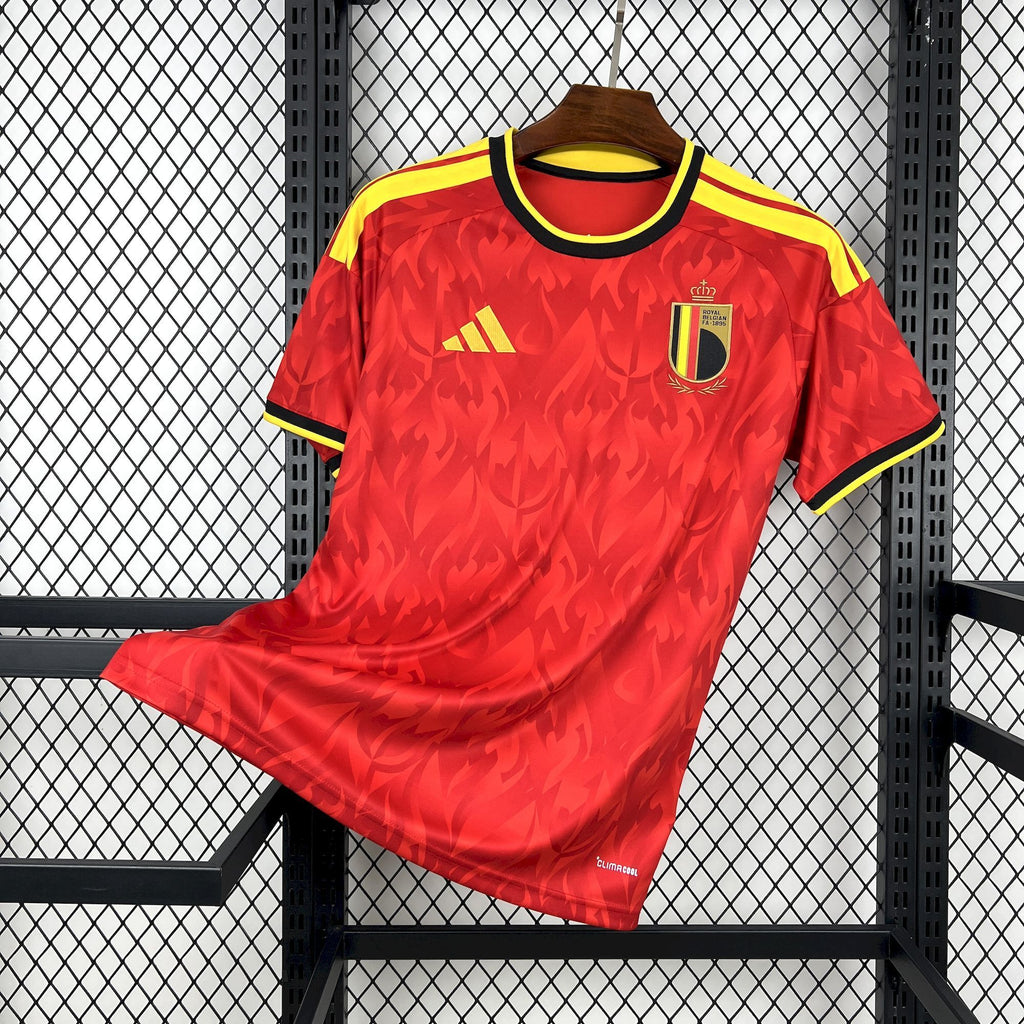 Belgium Dodi Lukebakio 14 Home Soccer Jersey World Cup 2026