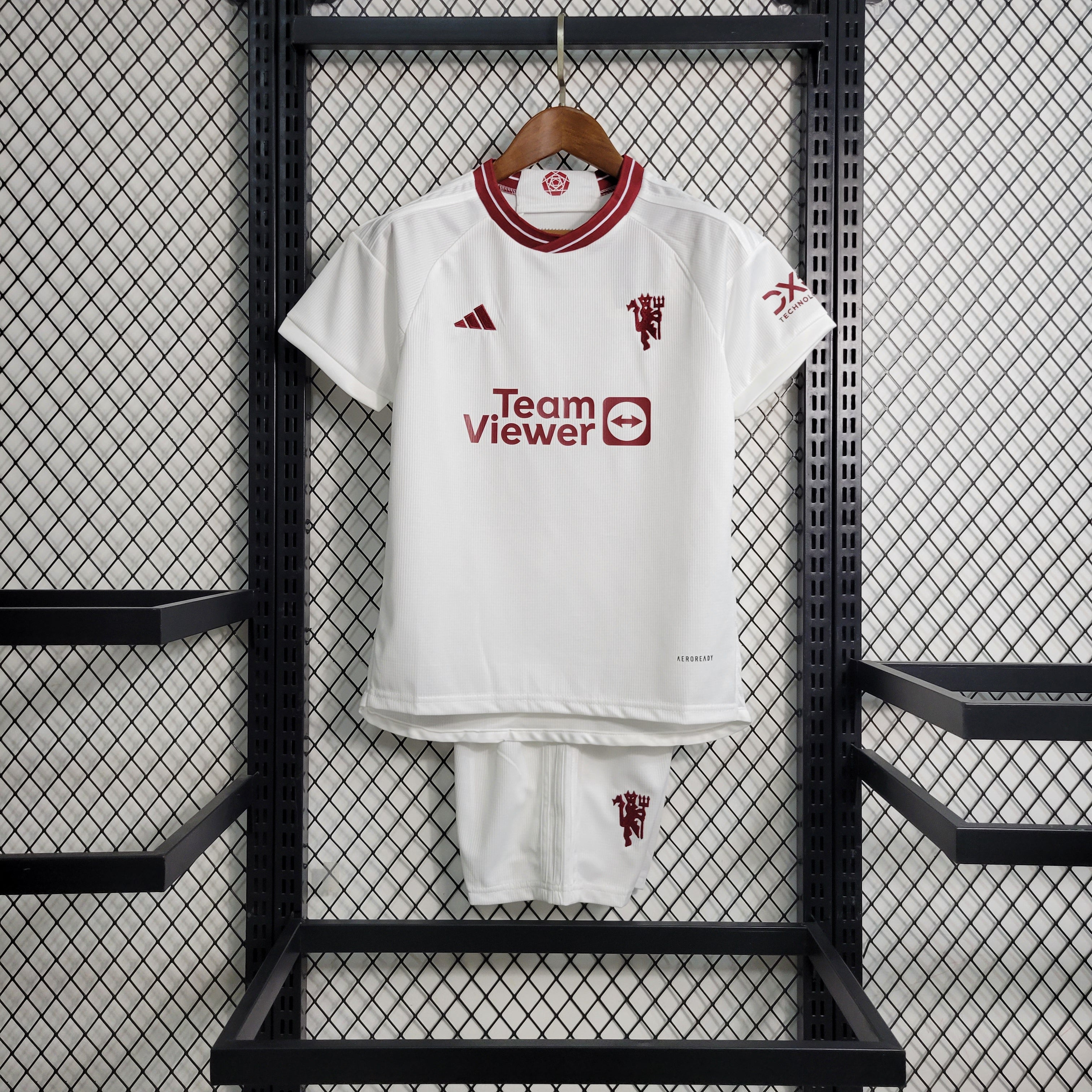 Manchester United Cristiano Ronaldo 7 Third Kids Soccer Jersey 2023/24
