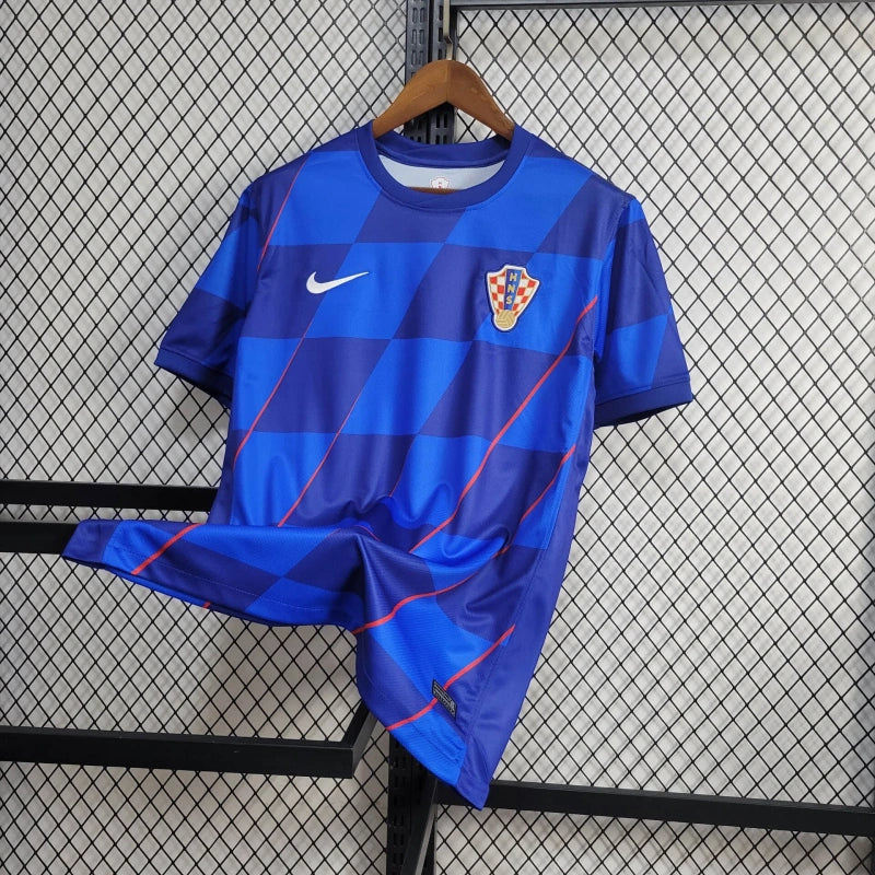 Croatia Luka Modric 10 Away Soccer Jersey Euro 2024