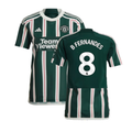 Manchester United Bruno Fernandes 8 Away Soccer Jersey 2023/24