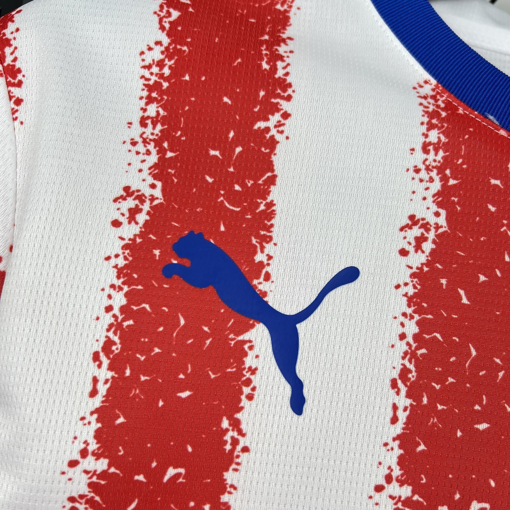 Paraguay Home Soccer Jersey World Cup 2026 - White Red