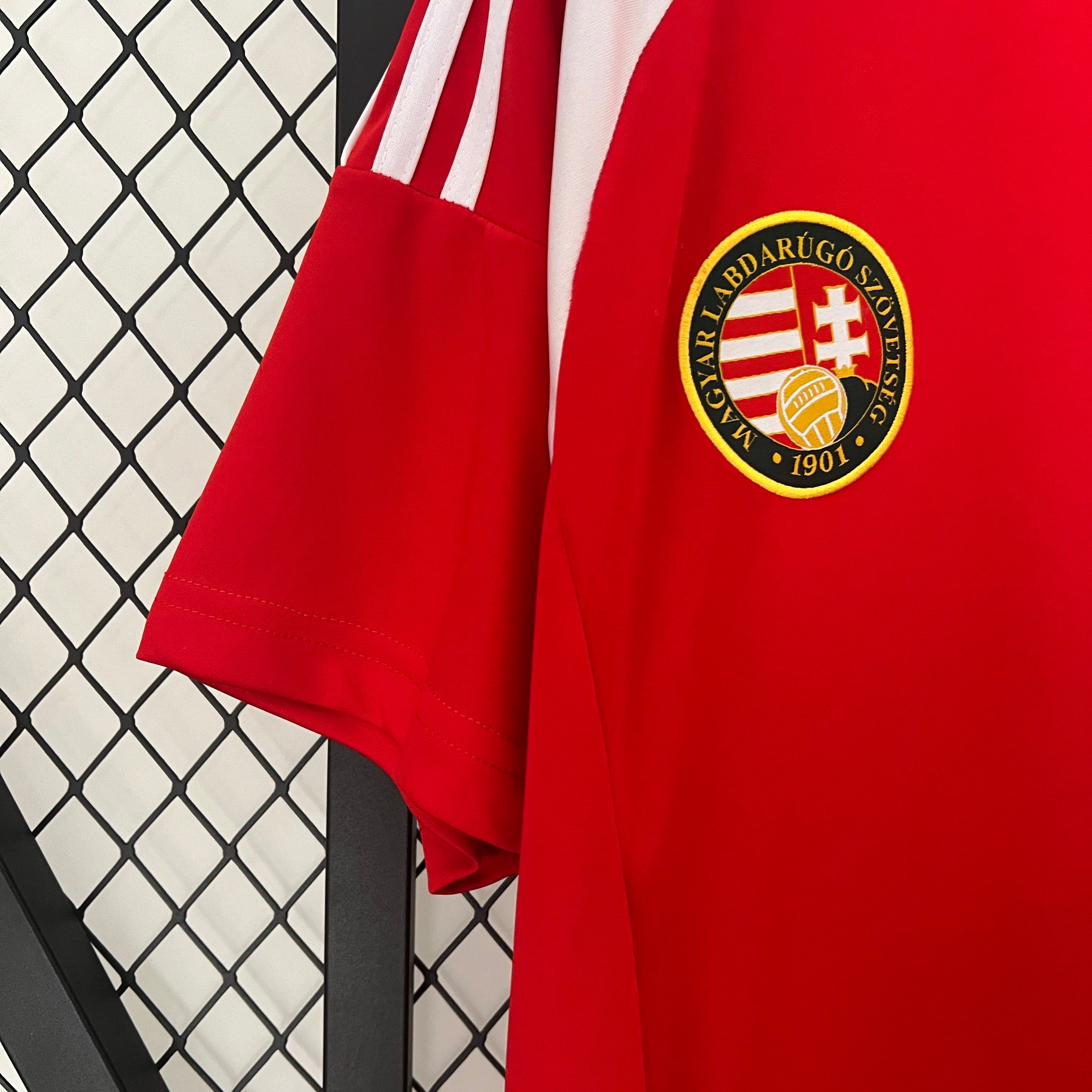 Hungary Dominik Szoboszlai 10 Home Soccer Jersey UEFA Euro 2024