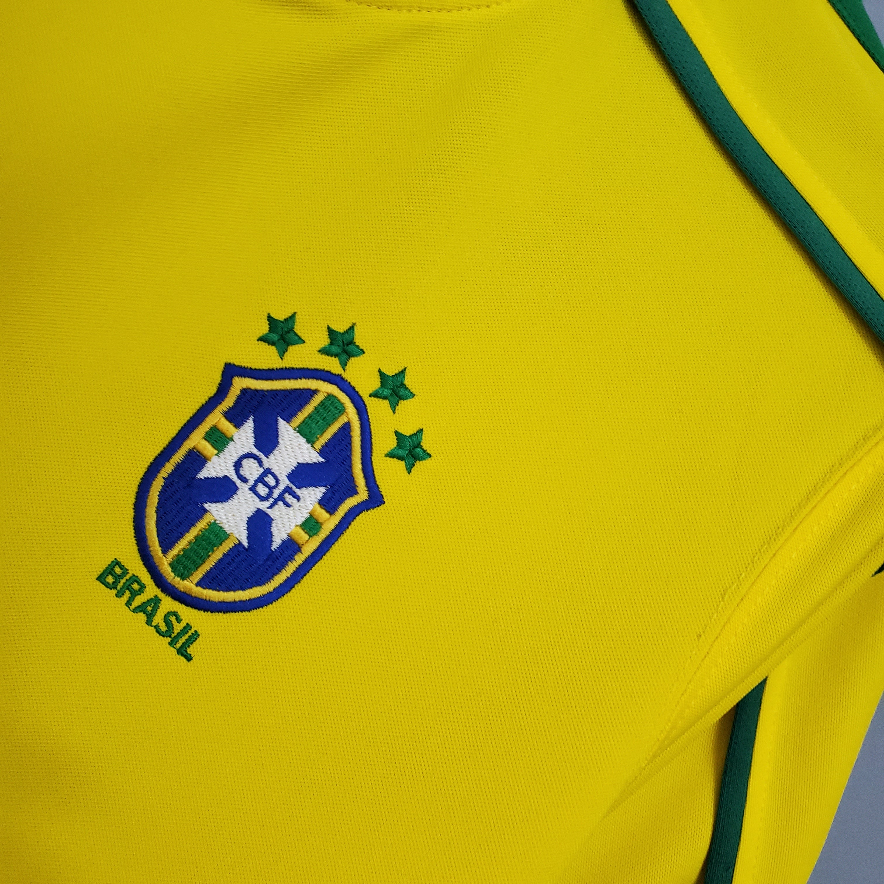 Brazil Ronaldinho 11 Home Retro Soccer Jersey World Cup 1998