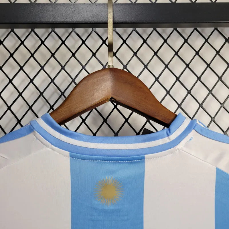 Women's Argentina Julián Álvarez 9 Home Soccer Jersey 2024/25