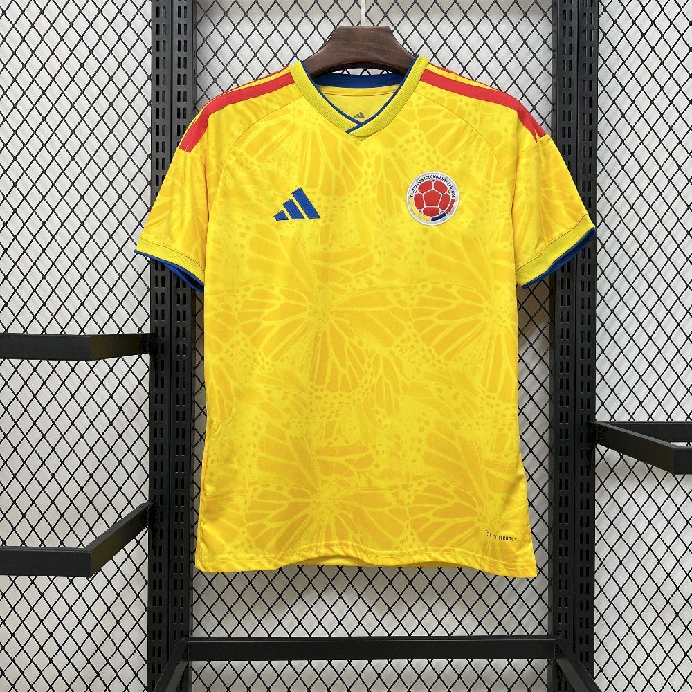 Colombia Carlos Valderrama 10 Home Soccer Jersey World Cup 2026