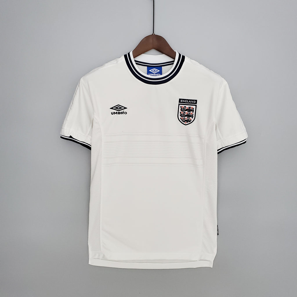 England Retro Home Soccer Jersey Euro Cup 2000