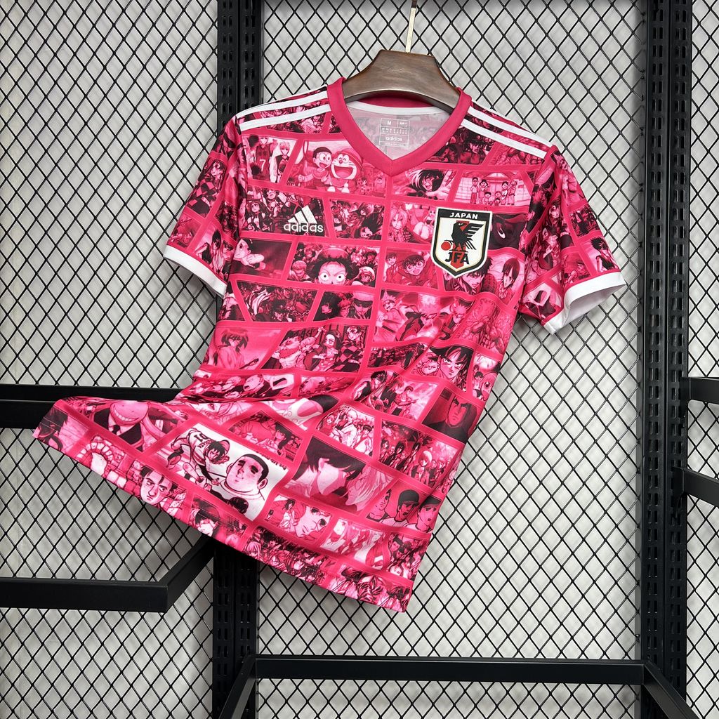 Japan Anime Special Edition Soccer Jersey 2024/25 - Pink