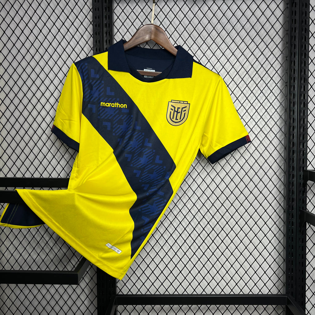 Ecuador Home Soccer Jersey 2024/25 - Yellow