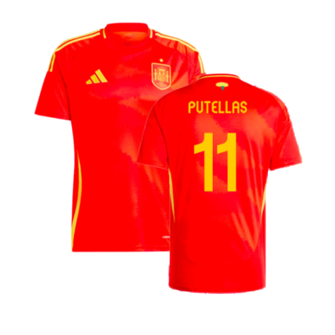 Spain Alexia Putellas 11 Home Soccer Jersey Euro 2024