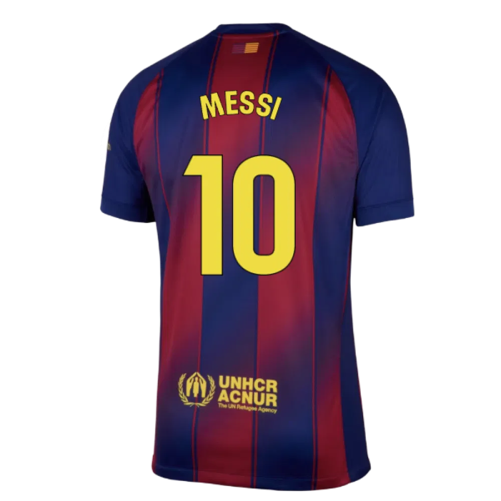 FC Barcelona Lionel Messi 10 Home Soccer Jersey 2025-2026