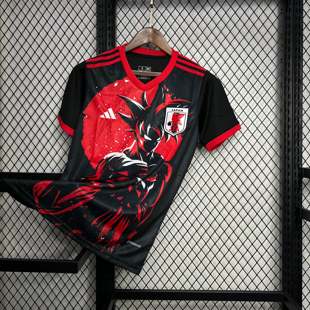 Japan X Dragon Ball Kakarot Special Edition Soccer Jersey 2024/25 - Black