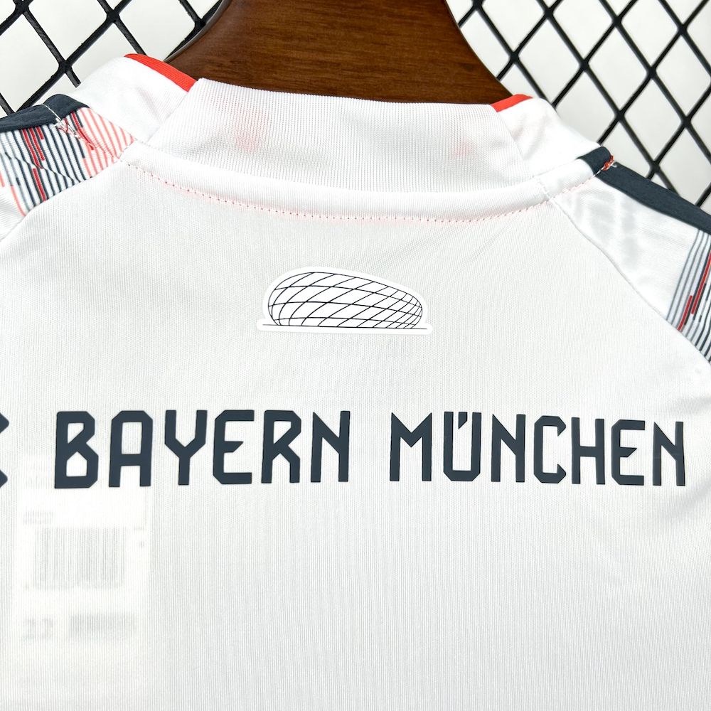 Bayern Munich Luis Diaz 14 Kids Away Soccer Jersey 2025-2026