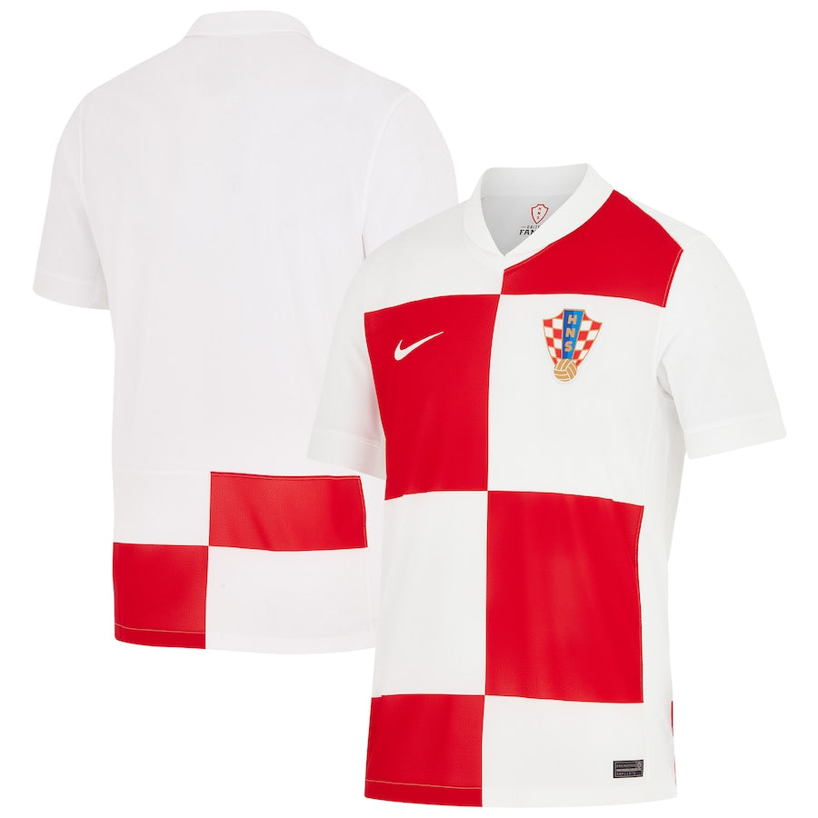 Croatia Home Soccer Jersey UEFA Euro 2024