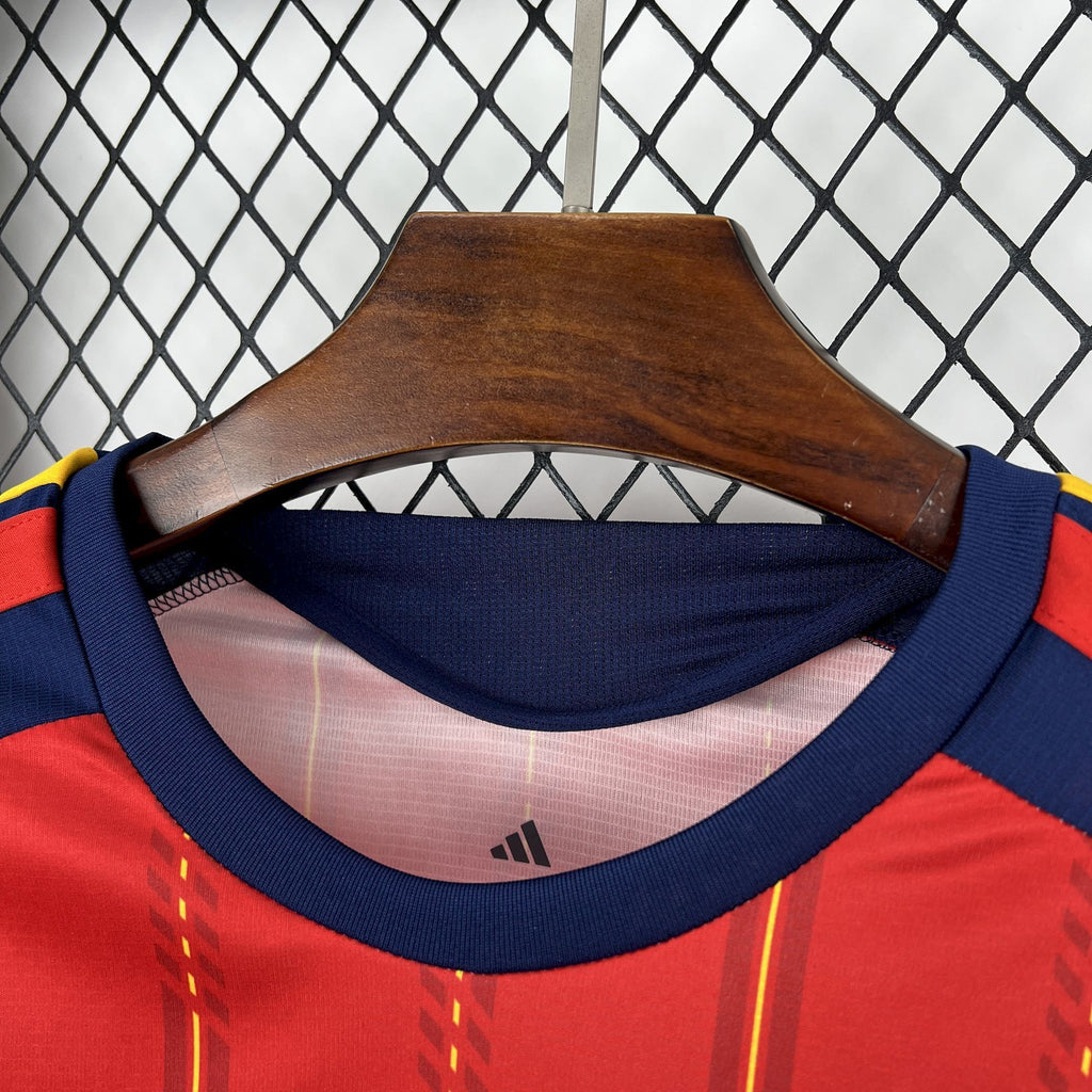 Spain Dani Olmo 10 Home Soccer Jersey World Cup 2026