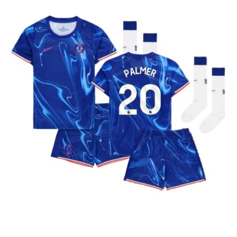 Kids & Junior Chelsea Cole Palmer 20 Home Soccer Jersey 2024/25