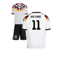 Germany Nick Woltemade 11 Kids Home Soccer Jersey World Cup 2026