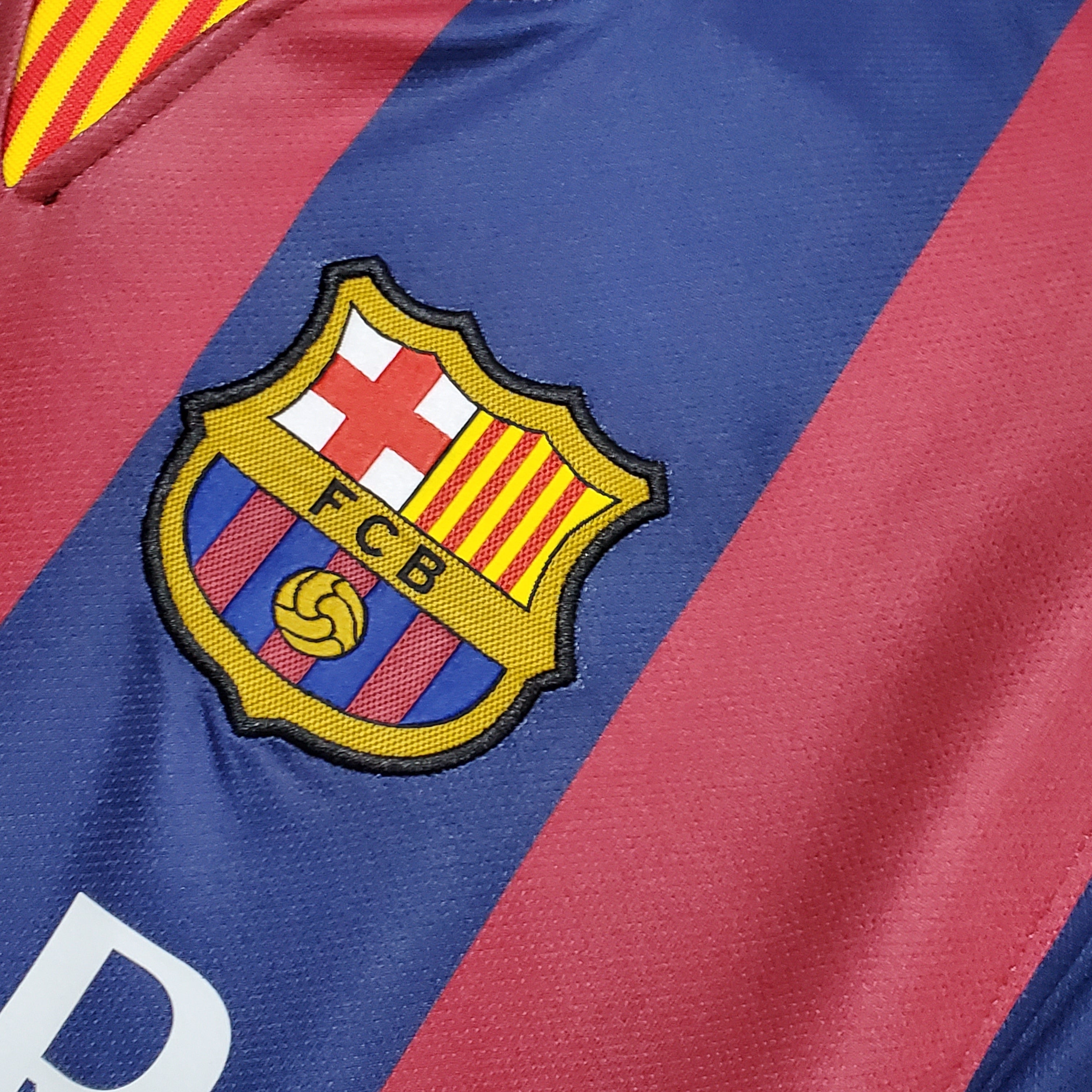 FC Barcelona Neymar JR 11 Retro Home Soccer Jersey 2014-2015